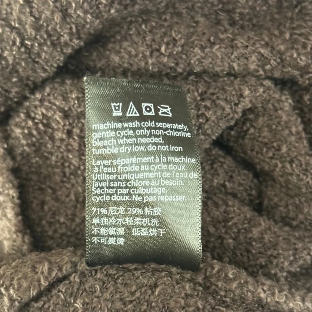 Barefoot Dreams Cardigan‎ Womens M Brown CozyChic Lite 452 Open Front Shawl Wrap